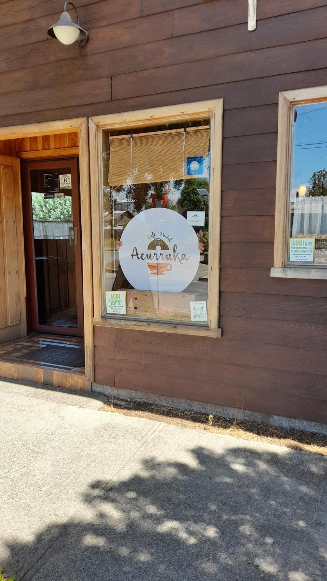 Cafe & Hostal Acurruka Curacautín Dış mekan fotoğraf