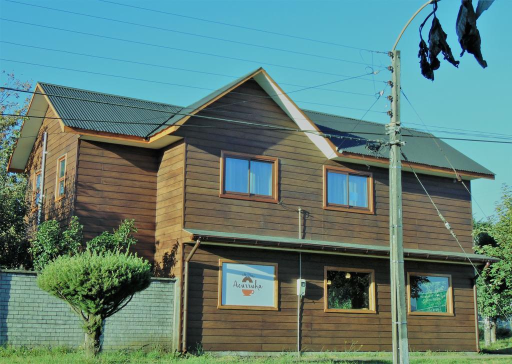 Cafe & Hostal Acurruka Curacautín Dış mekan fotoğraf